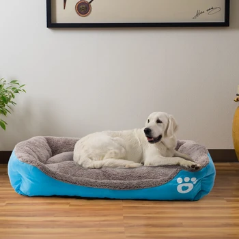 Pet Dog Bed Warming Dog House Soft Material Pet Nest Candy Colored Dog Fall and Winter Warm Nest Kennel For Cat Puppy Plus size