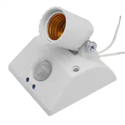 Цоколь лампы E27 стандартный AC 100-265 V лампа инфракрасный сенсор держатель лампы