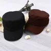 New Fashion Vintage Army Hat Unisex Classic Plain Cap Cadet Military Patrol Cap Adjustable Best Cadet Classic Style Hat ► Photo 2/6