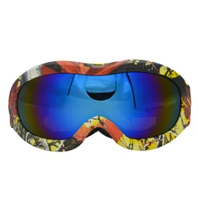 Бренд VANREE лыжные очки с двойными линзами UV400 Анти-противотуманные лыжные очки детская маска снежные очки детские очки для катания на лыжах и сноуборде