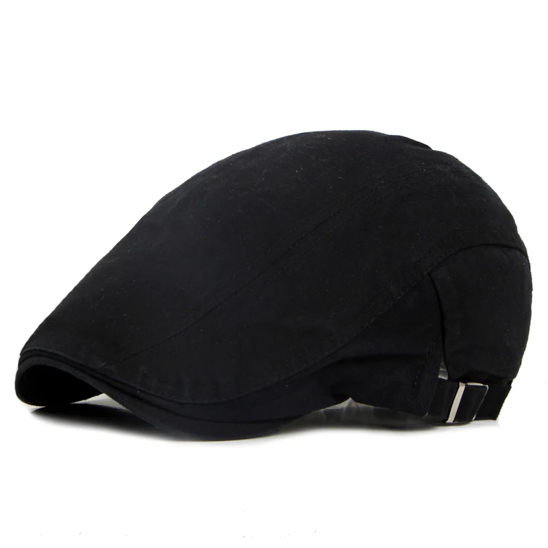 

adjustable beret caps for men herringbone flat cap mens cotton berets caps