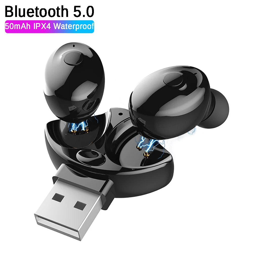 XG 17 TWS Bluetooth5.0 гарнитура мини беспроводные наушники спортивные стерео с