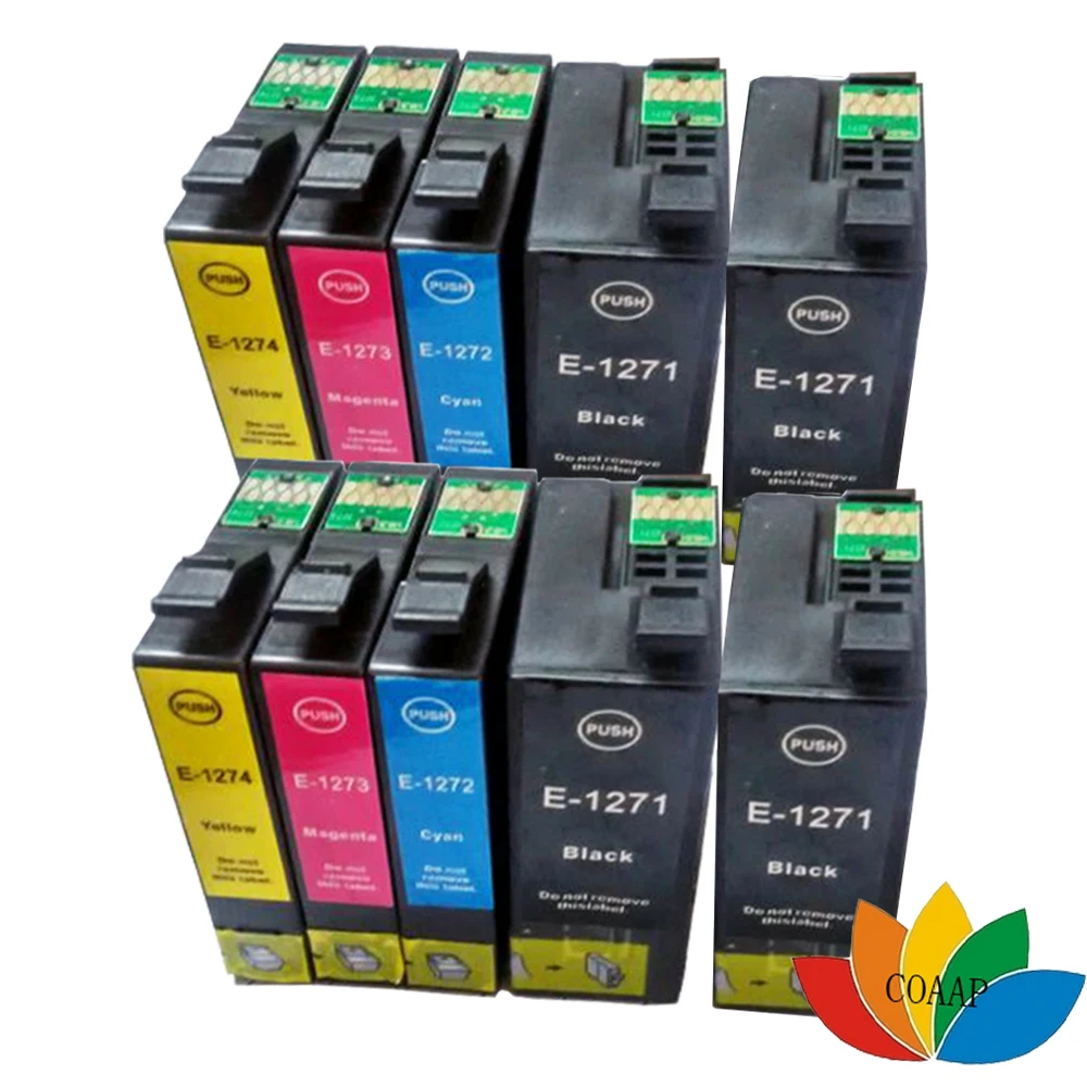 Cartuchos de tinta para impresora EPSON T127XL, recambio de tinta