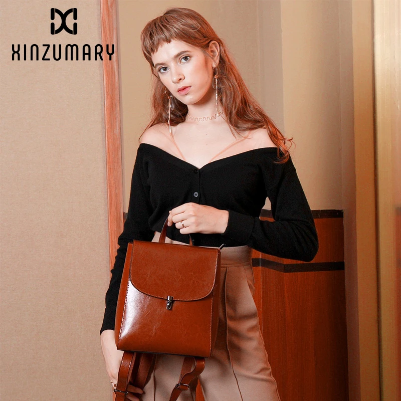 

2019 Vintage Women Backpacks Female Travel Bag High Quality Women Backpack Casual Zipper Large Capacity Rucksack For Girls New