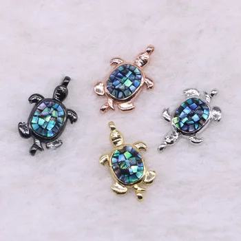 

Wholesale Tiny jewelry charms turtle shape charms mix color jewelry charms Copper turtle charms jewelry finding for lady3538