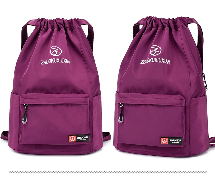 Женская модная Водонепроницаемая спортивная сумка для девочек, спортивная сумка, рюкзак на шнурках для путешествий, уличная сумка для тренировок, плавания, фитнеса, сумки