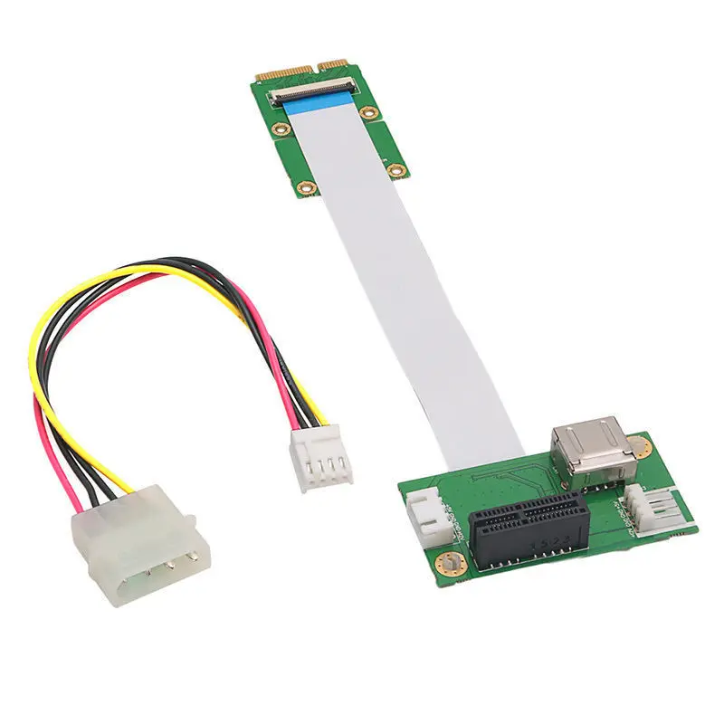 Мини-usb PCI-E для PCI-E Mini 1X удлинитель для адаптера карты с USB Riser Card