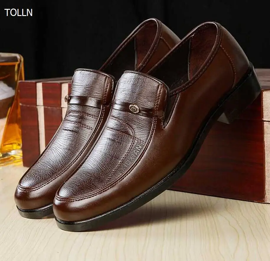 Модная брендовая официальная Мужская обувь; коллекция года; мужские туфли-оксфорды на плоской подошве; обувь из искусственной кожи; Мужская обувь для офиса; zapatillas hombre
