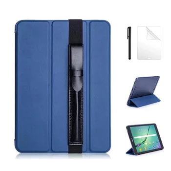 

Ultra Slim smart leather Case for Samsung Galaxy Tab S3 9.7 inch SM-T820/T825 Stand cover for Samsung Tab S3 9.7 case+Film+Pen