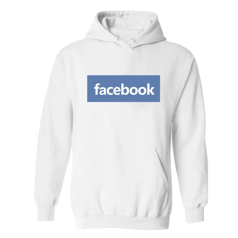 Забавные зимние Facebook Толстовки Для мужчин и свитшоты узор одежда с рисунком S Plus