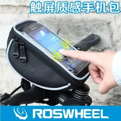 Q1058 Велоспорт Велосипед сумка мешок велосипеда перед посылка законодательства сенсорный экран мобильного телефона