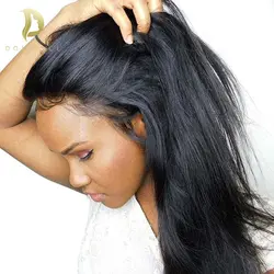 Парики из натуральных волос на кружевной основе 360 Кружева передние парики полные и толстые для черных женщин бразильские волосы remy