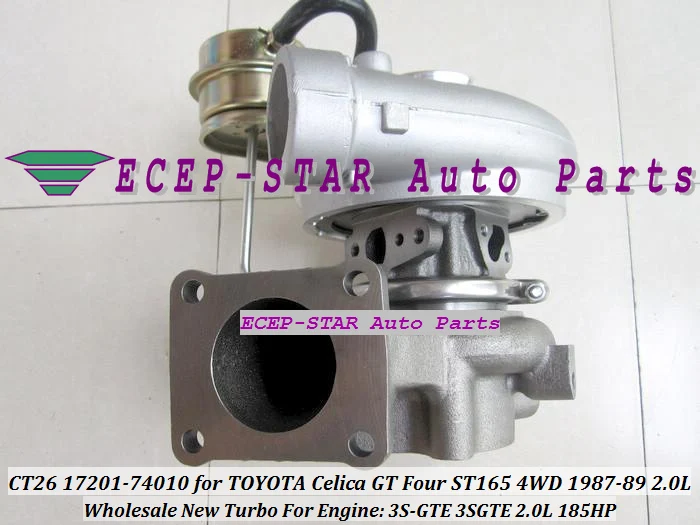 Бесплатная доставка Турбокомпрессор CT26 17201-74010 17201 74010 для TOYOTA Celica GT Four ST165 MR2 4WD 87-89