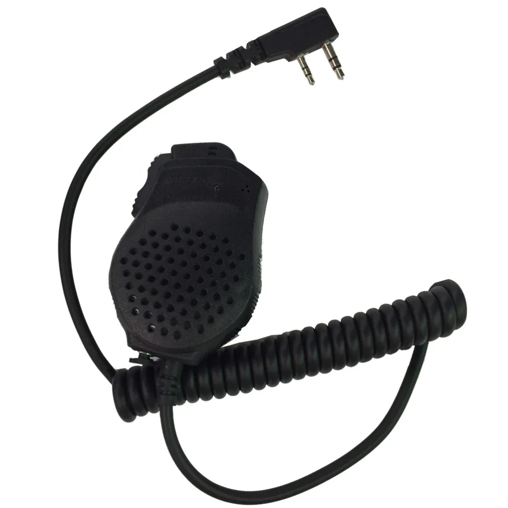 2PC Handheld Microphone Speaker Mic PTT For Baofeng UV-5R Walkie Talkie Radios - Foto 7