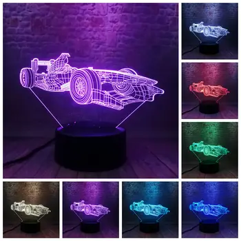 

Roadster Sport Car Model 3D Nightlight Visual Illusion LED 7 Colors Changing Light Desk Toys