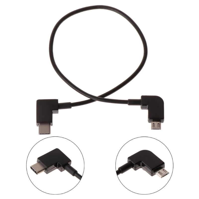 Двойной локоть Micro USB Type C кабель для samsung DJI беспилотный контроллер планшет