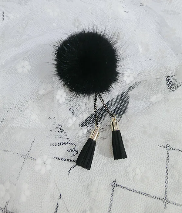 CX-Shirling Женская качественная антикварная брошь-заколка с жемчугом и кристаллами Брошь булавка ювелирные изделия Аксессуары для пальто шляпа - Цвет: black fur