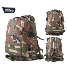 De Múltiples funciones Táctico de nylon mochila 40L Impermeable para hombre de camuflaje al aire libre bolsa de deporte mochila de camping bolso táctico de molle 600D