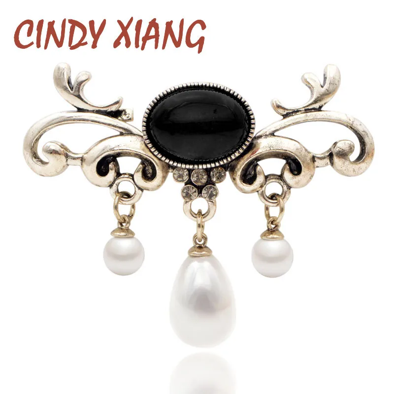 Женские подвесные Броши CINDY XIANG с жемчугом для свадебной вечеринки офиса