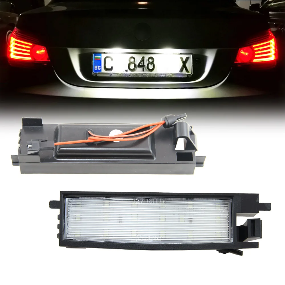 18SMD Led License Plate Light Tail Lamp Direct Fit for Toyota Auris RAV