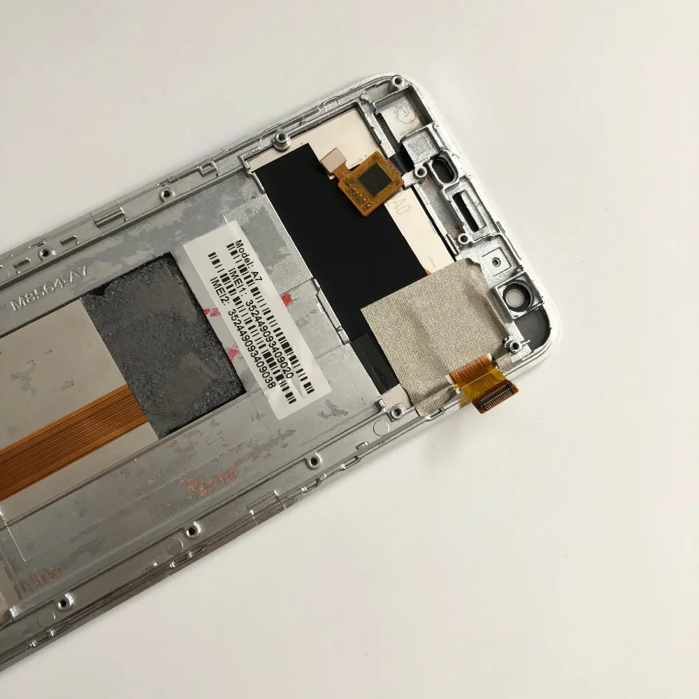 Б/у ЖК дисплей дигитайзер сенсорный экран рамка для Blackview A7 MT6580A четырехъядерный