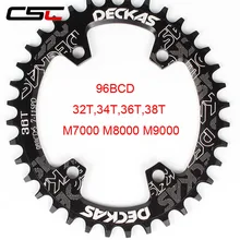 DECKAS круглый Овальный Алюминиевый CNC 96BCD. S Mtb велосипед шатун широкий узкий цепное кольцо для SLX M7000/XT M8000/M9000 велосипед шатун