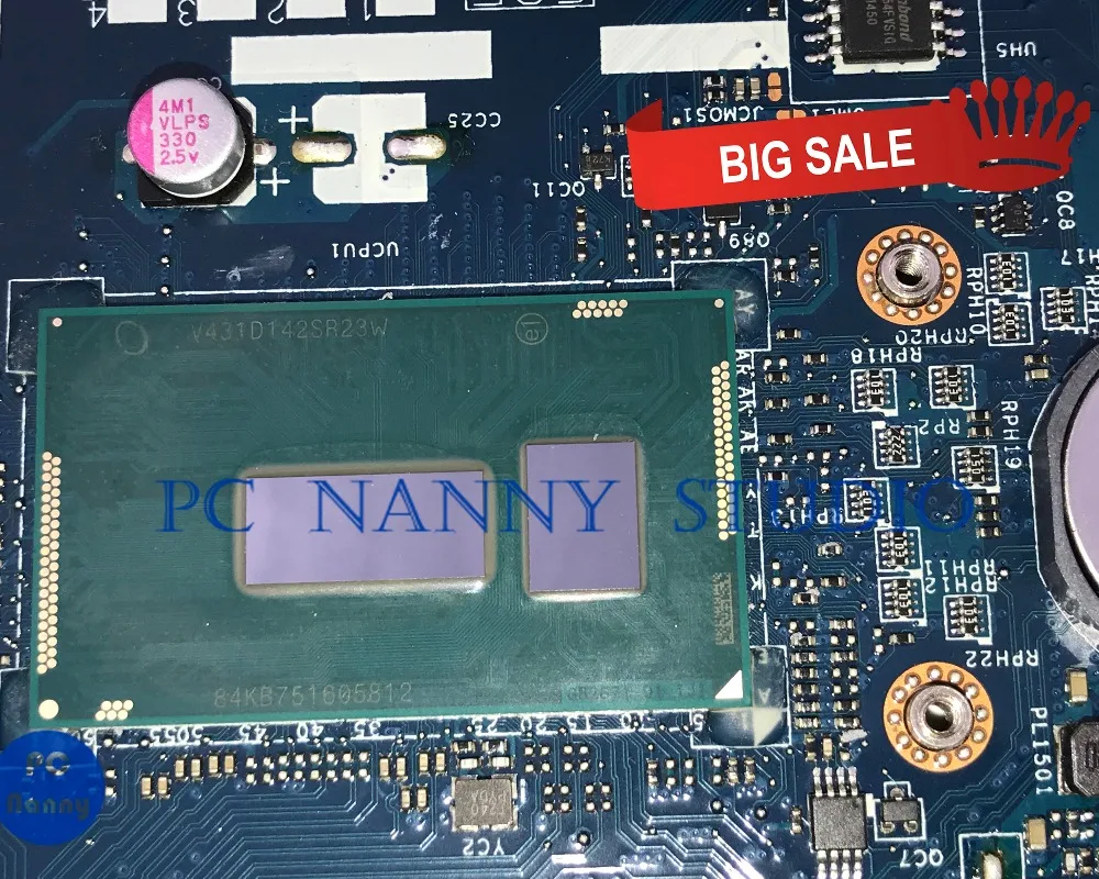 lower price  PCNANNY for HP ProBook 470 G2 450 G2 laptop motherboard LA-B181P 799553-001 I7-5500 tested