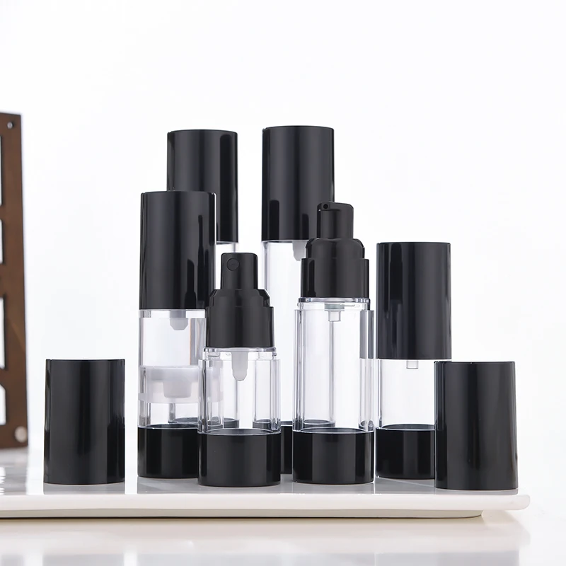 

Airless Cosmetics Bottles 15ml 30ml 50ml Vacuum Pump Travel Portable BB Cream Foundation Press Mini Emulsion Spray Empty Bottles