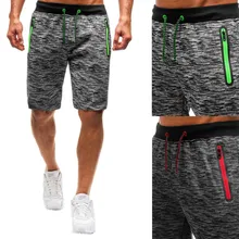 Летние новые мужские облегающие шорты в китайском стиле, на молнии, с карманом под давлением, для снежной вязки, для спортзала, уличная, камуфляжная, серая