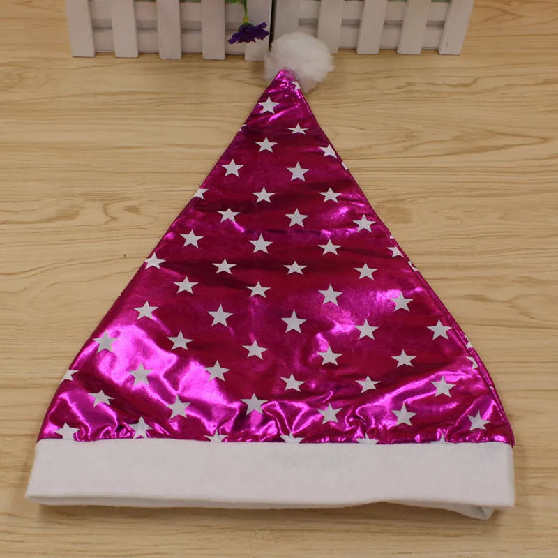 birthday party hat five pointed star plain cloth cap festive