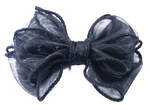 

One Pair Shoe Accessories for Women High Heels Pumps Bowknot Shoe Decoration Shoe Charms Soft Yarn Bow DIY