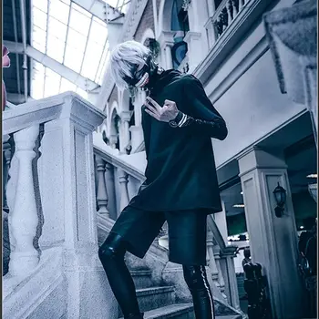 

Full Outfit Tokyo Ghoul Kaneki Ken Hoodie Sweater Cosplay Costume S to 3xl