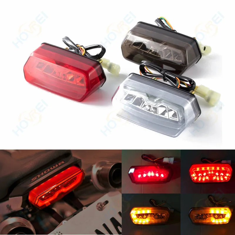 

Motorcycle LED Taillight Turn Signal Integrated Light Rear Brake stop light Lamp For Honda MSX 125 CTX700N CBR650F tail light