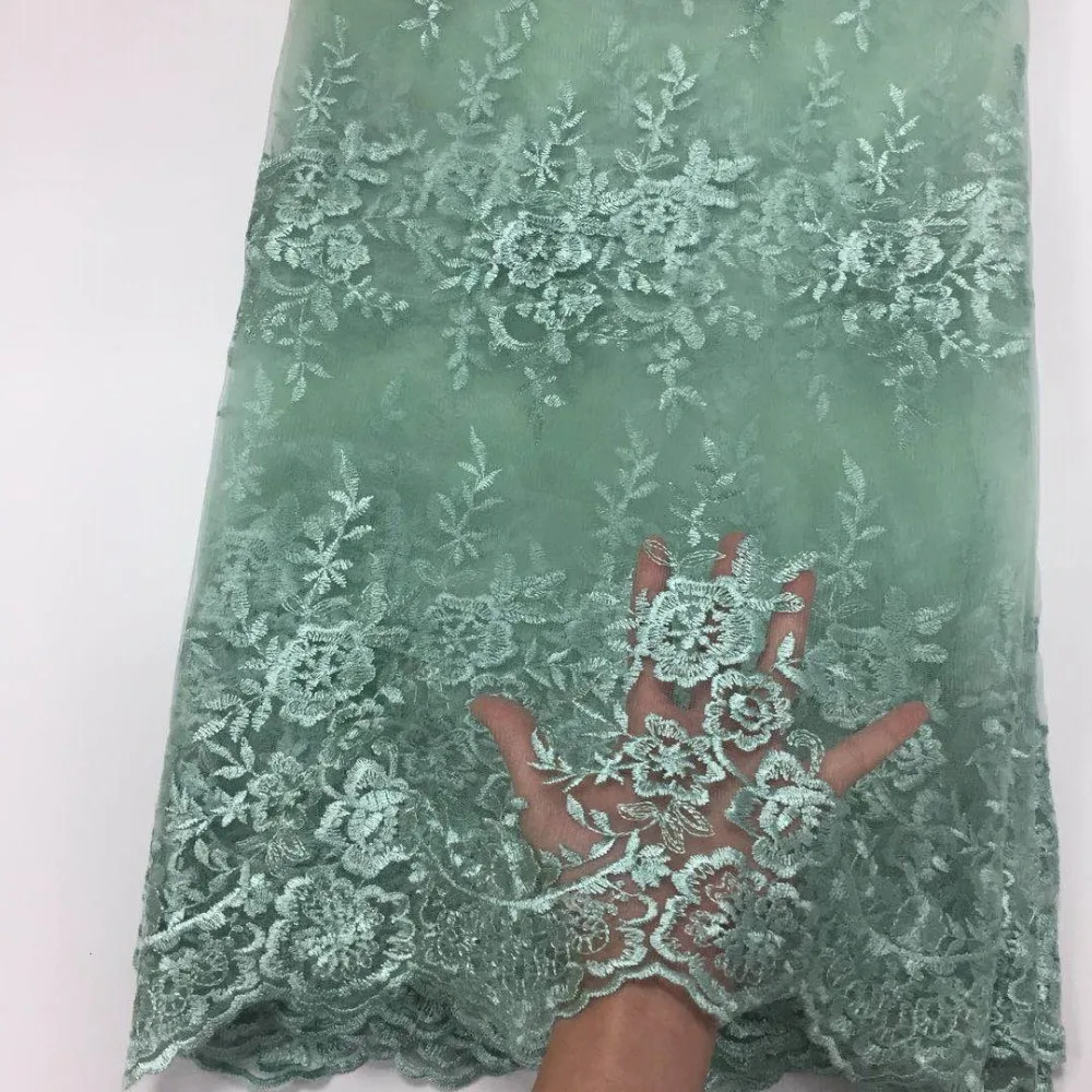 

African Lace Fabric 2020 high quality lace french mesh fabric nigerian lace fabrics for women dress 5yards/lot free shipping