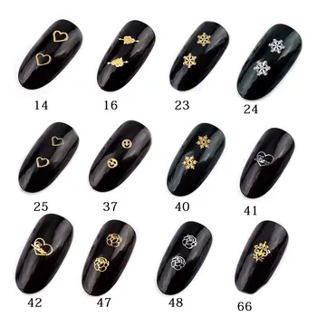 

Latest Nail Art Foil Sticker About 800-1100pcs Nail Art Metal Decals Snowflake Series Metallic Sticker Decoration 290060