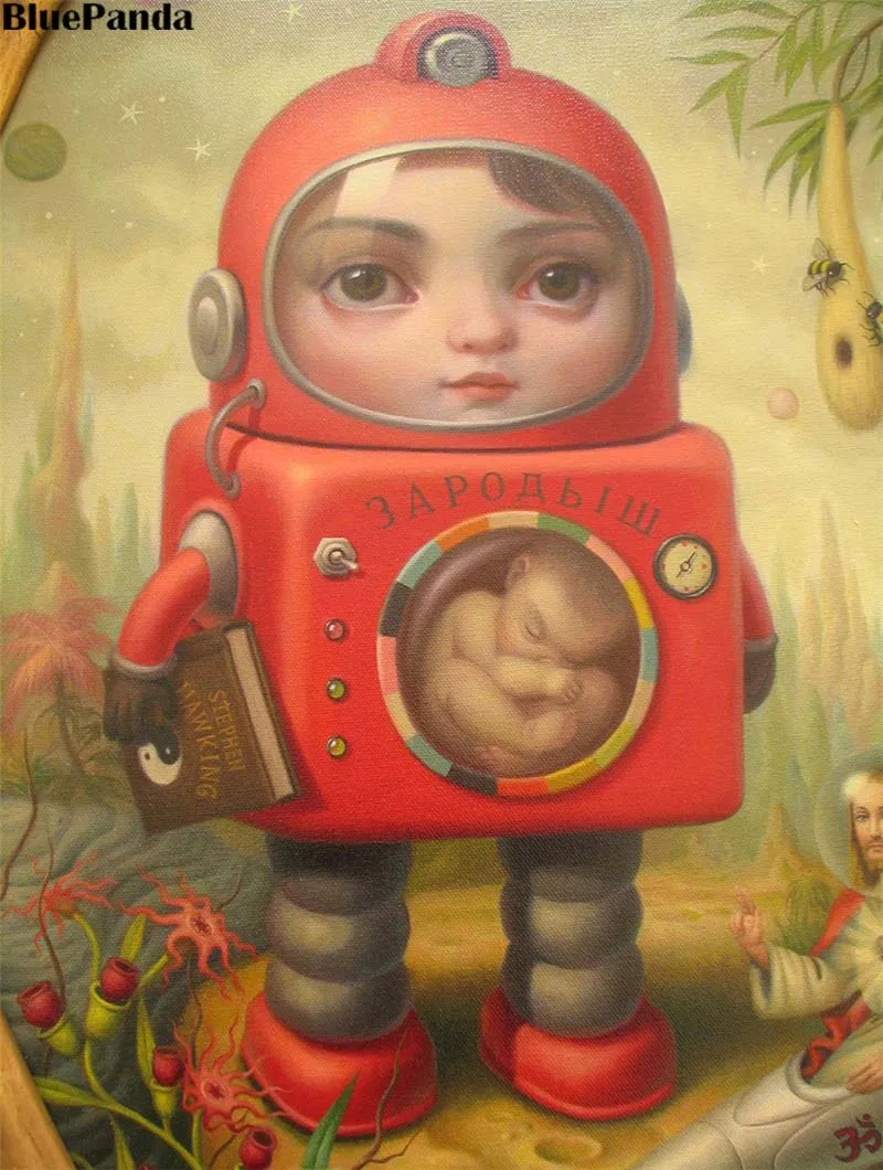 Mark Ryden the Bee Hair Oscary Favourite Artist художественные принты картины для гостиной плакат на стену домашний декор - Цвет: MR049