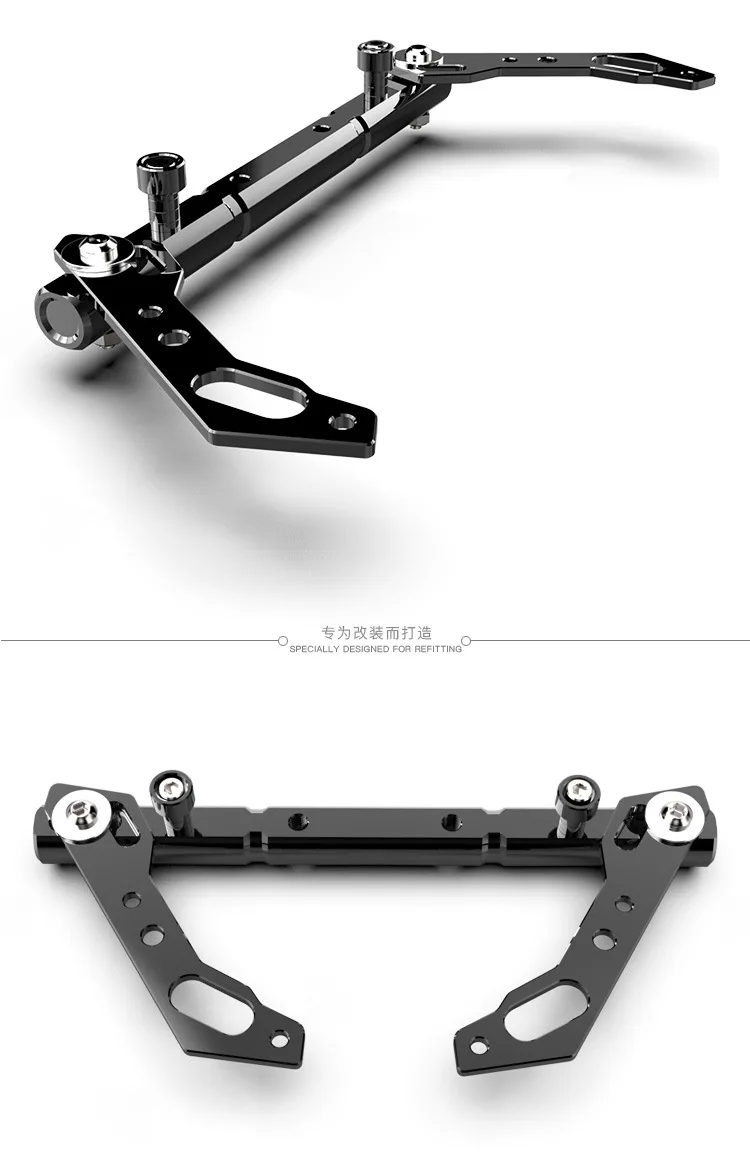 Мотоцикл ручка перекладину Универсальный Алюминий сплав Зеркало заднего вида укрепить Баланс Бар луч рычаг расширить палку изменить ЧПУ