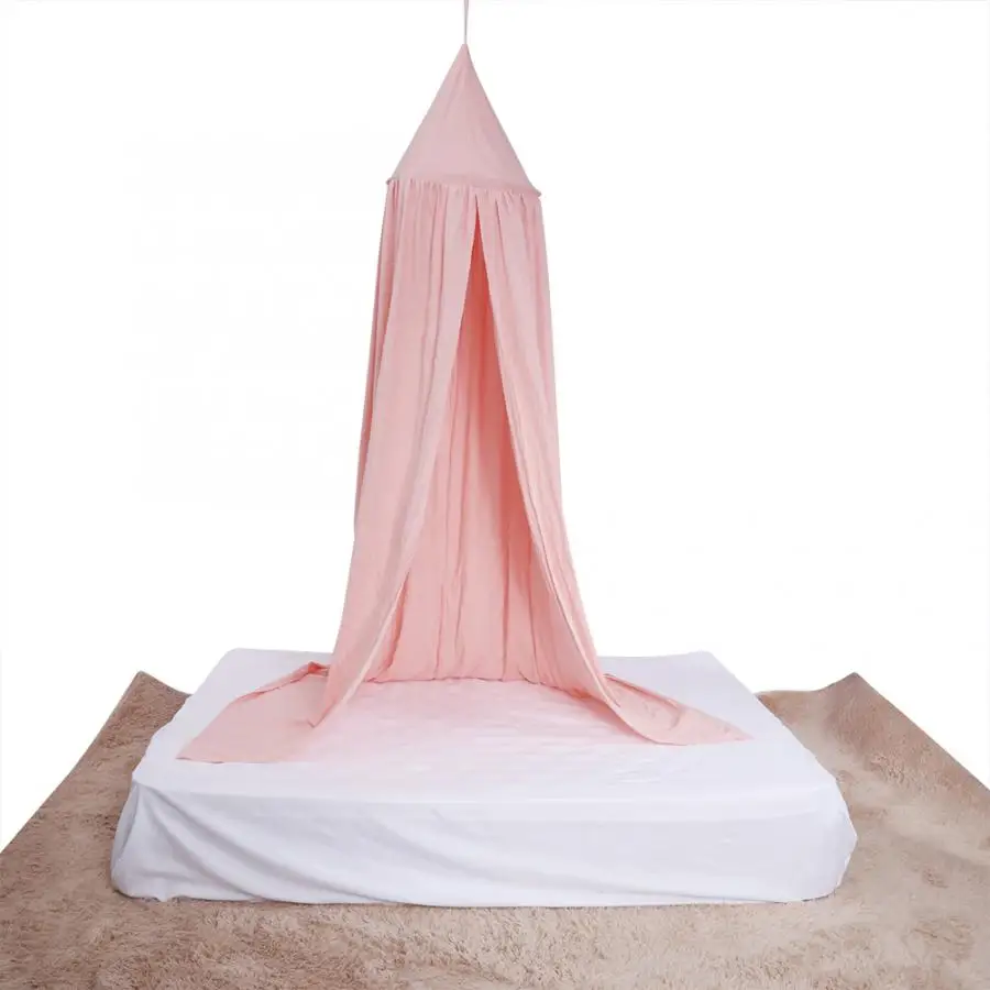 

2.3m Hanging Kids Baby Bedding Crib Netting Dome Bed Mosquito Net Canopy Cotton Bedcover For Double Bed Mosquito Repellent Tent