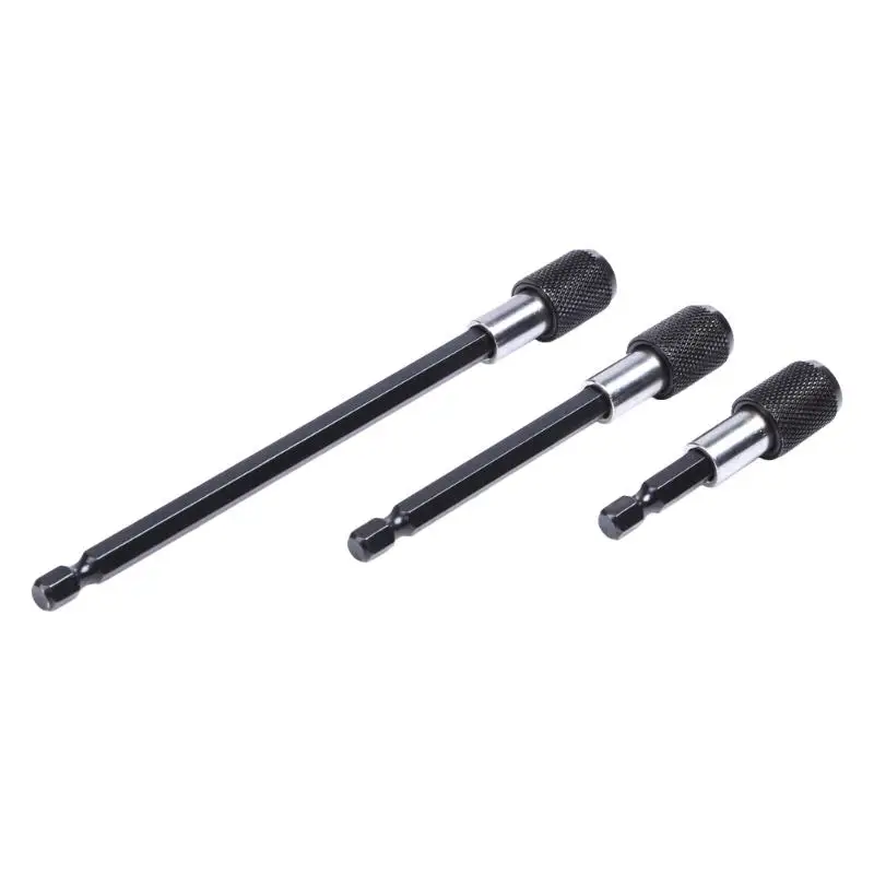 

3Pcs/Set Magnetic Screwdriver Bit Set Extension Bit Quick Release 1/4 Hex Shank Holder Drill Bits Tools Set