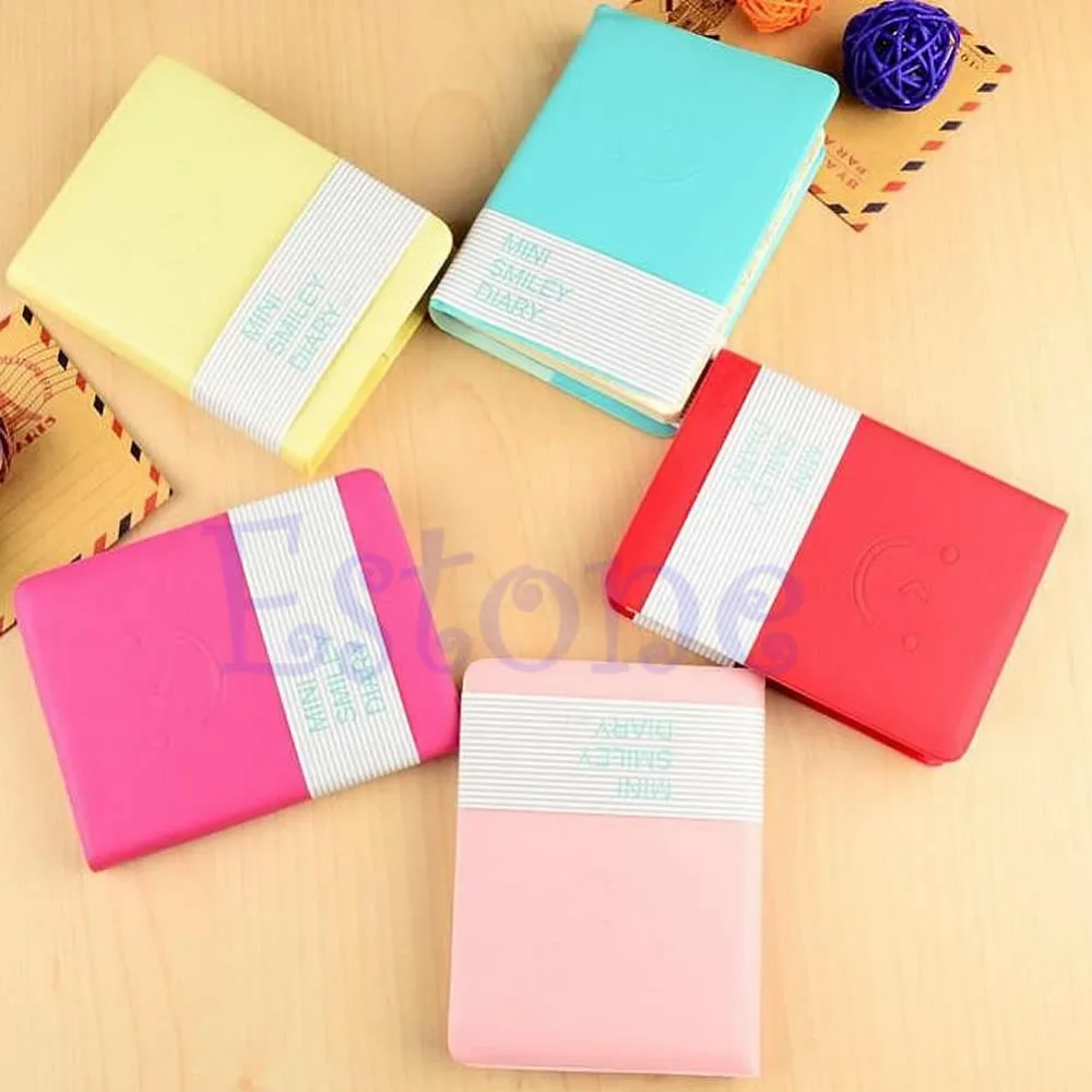 NEW Memo Charming Mini Smile Cute Diary Notebook Portable Smiley Paper Note Book