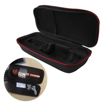 

Microphone Storage Box Protective Bag Carrying Case Pouch Shockproof Travel Portable for ws858