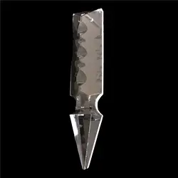 100 шт./лот, 76 мм кристалл меч Призма отделка, хрустальная люстра части, кристалл Призма падение кулон для люстры части