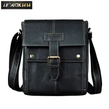 Original Leather Male Design Casual College Shoulder Messenger Crossbody bag Fashion Mochila Satchel School Book bag 8571g new side shoulder bags 9 7canvas leather vintage messenger bag for college student male portfolio back to school satchel bag