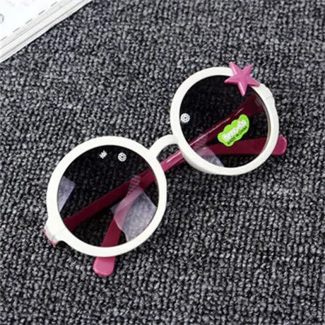 WANMEI. DS для маленьких мальчиков и девочек очки детские Винтаж круглые солнцезащитные очки УФ 400 детские солнцезащитные очки Oculos De Sol lunette de soleil - Цвет линз: 15-4