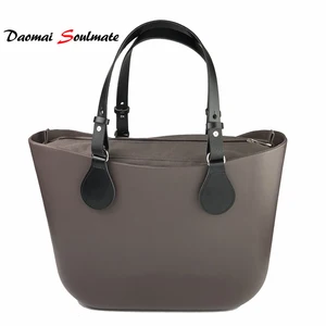 Дизайнерские классические роскошные дамские сумочки, женские сумки, водонепроницаемая сумка из ЭВА, стиль obag, силиконовая ручная сумка