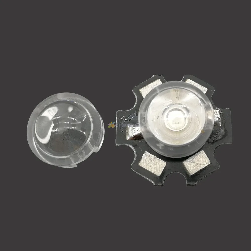 10 шт. 13 мм мини светодиодные линзы 15 30 45 60 90 100 градусов для Светодиодный CCTV LED PCB