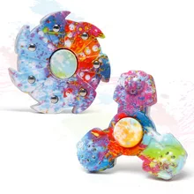 Спиннер игрушка EDC Спиннер ручной против стресса успокаивающий и аутизм СДВГ, ручной Спиннеры spiner Spinner ZJD