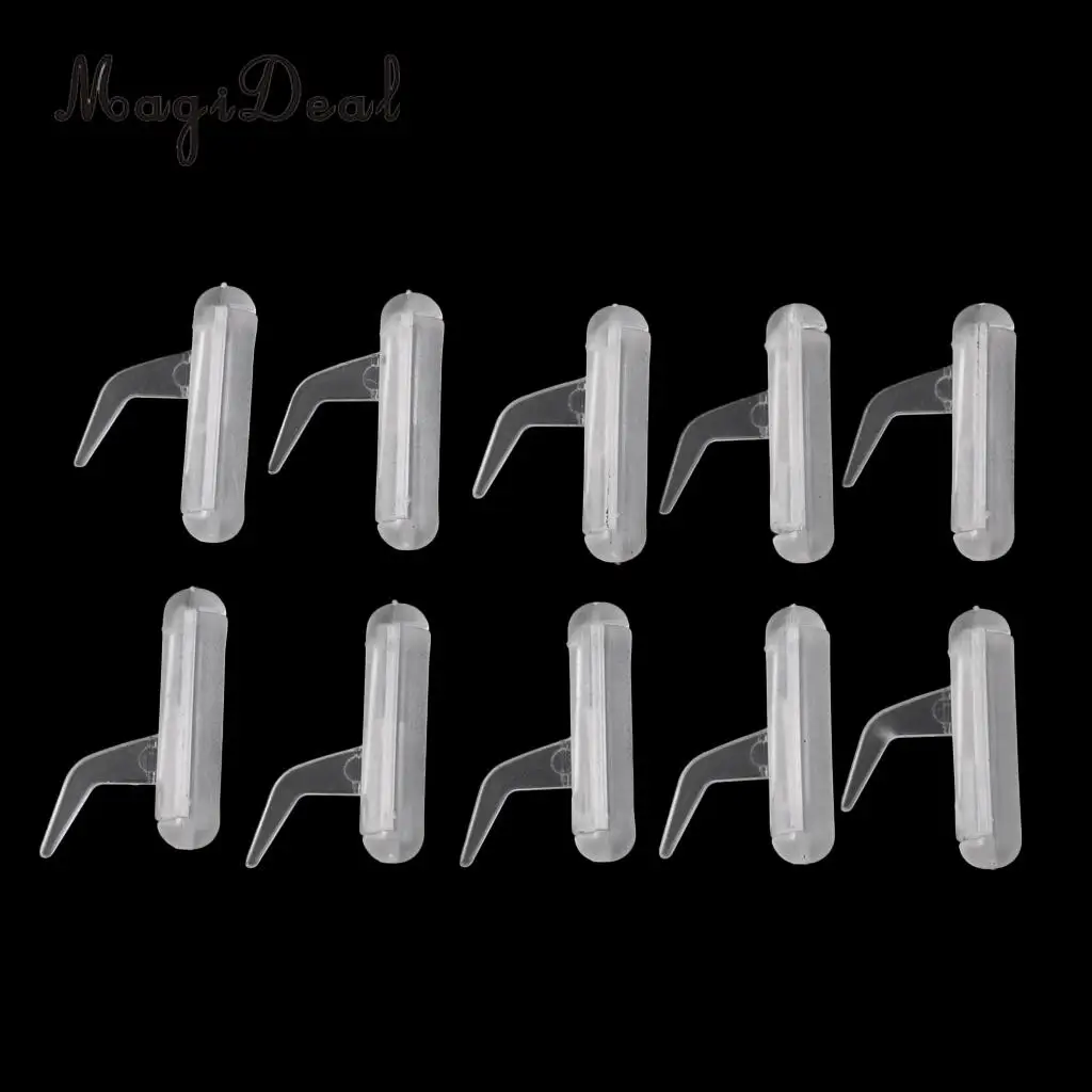 10pcs Relay Bait Clips Sea Fishing Rig Trace Clips Carp Terminal Tackle Accessory