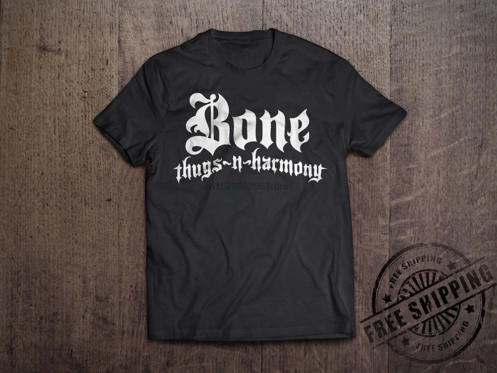Футболка с логотипом Bone Thugs N Harmony Винтажная футболка в стиле хип хоп Rap Group Eazy E