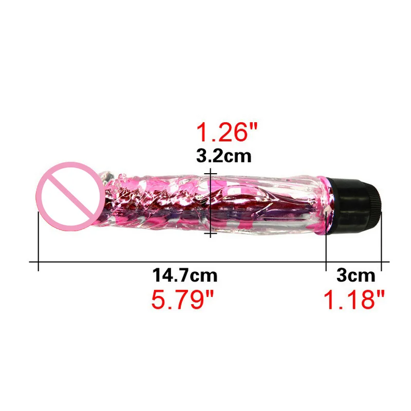 Multi- Speed Dildo Vibrator Cilt Vibrators (5)